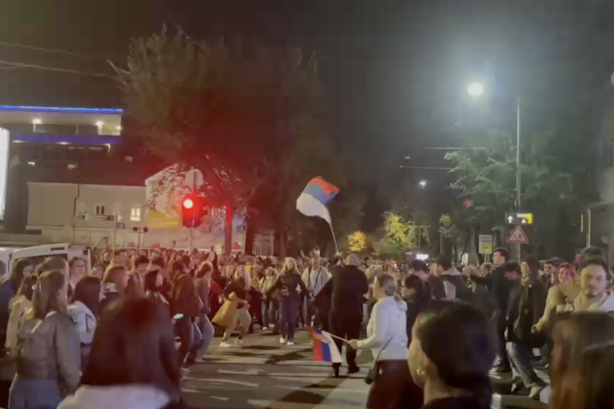Slavlje na ulicama Beograda