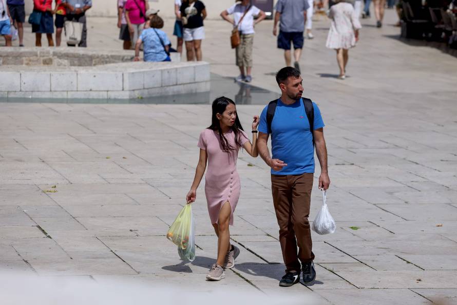 Zadar: Subotnje prijepodne u centru grada