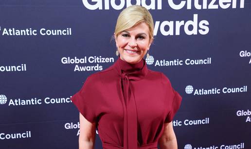 FOTO Razdragana Kolinda: Sjela sam pored legende i rekla mu 'Luka je za mene ipak broj 1'