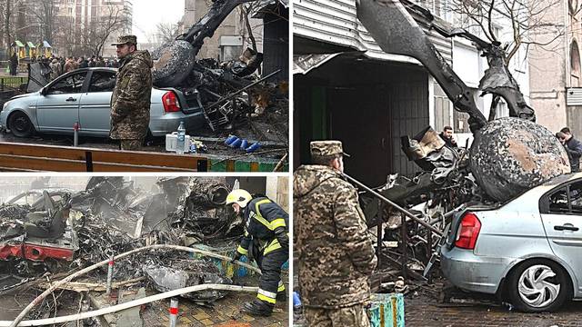 U padu helikoptera na vrtić 18 mrtvih, među njima i ukrajinski ministar unutarnjih poslova