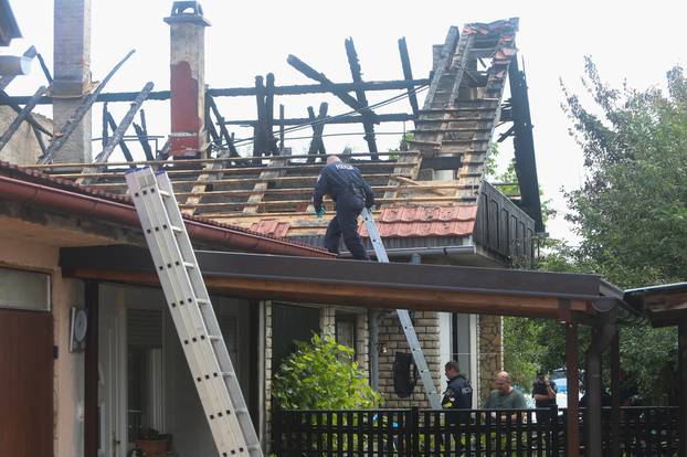 Karlovac: Protueksplozijski pregled i o?evid na požarištu ku?e na Borlinu