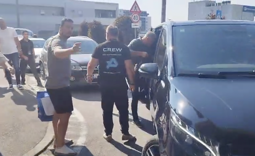 Ekskluzivna snimka! Thompson se sprema za Hipodrom, s njim je i njegov kum Mate Bulić...