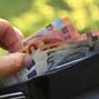 Banknotes in a money purse.