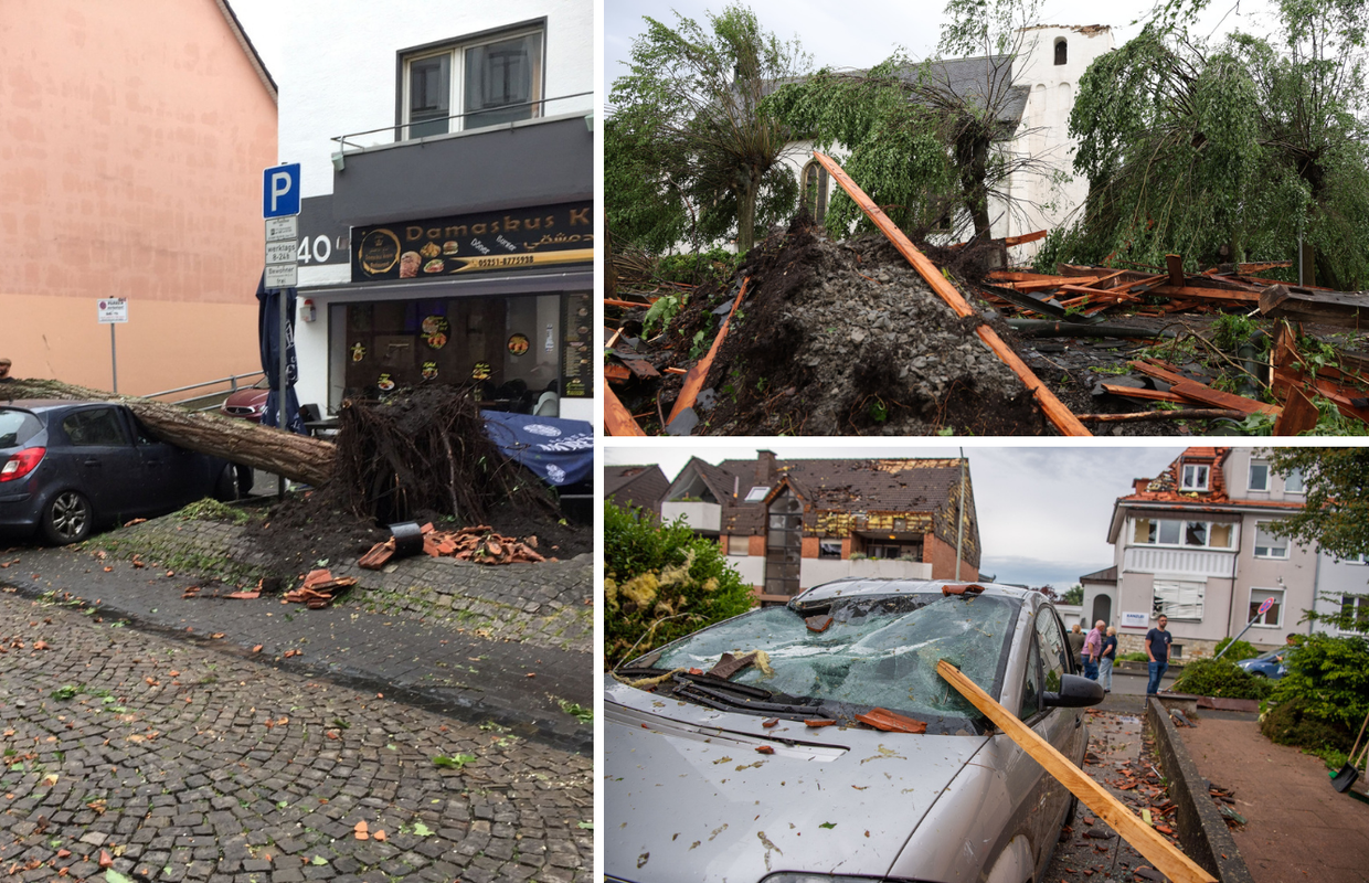Apokaliptični prizori: Tornado odlomio vrh crkve, dijelove krova našli kilometrima daleko