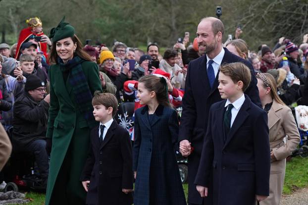 Royals attends Christmas Day Church service