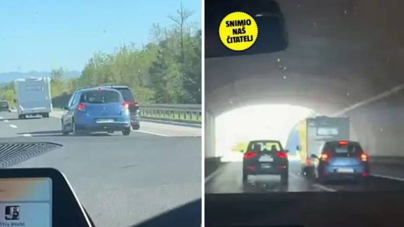 Policija i dalje traži divljake s autoceste: 'Bočno su se zabijali autima, strašno je bilo gledati!' 18 capture