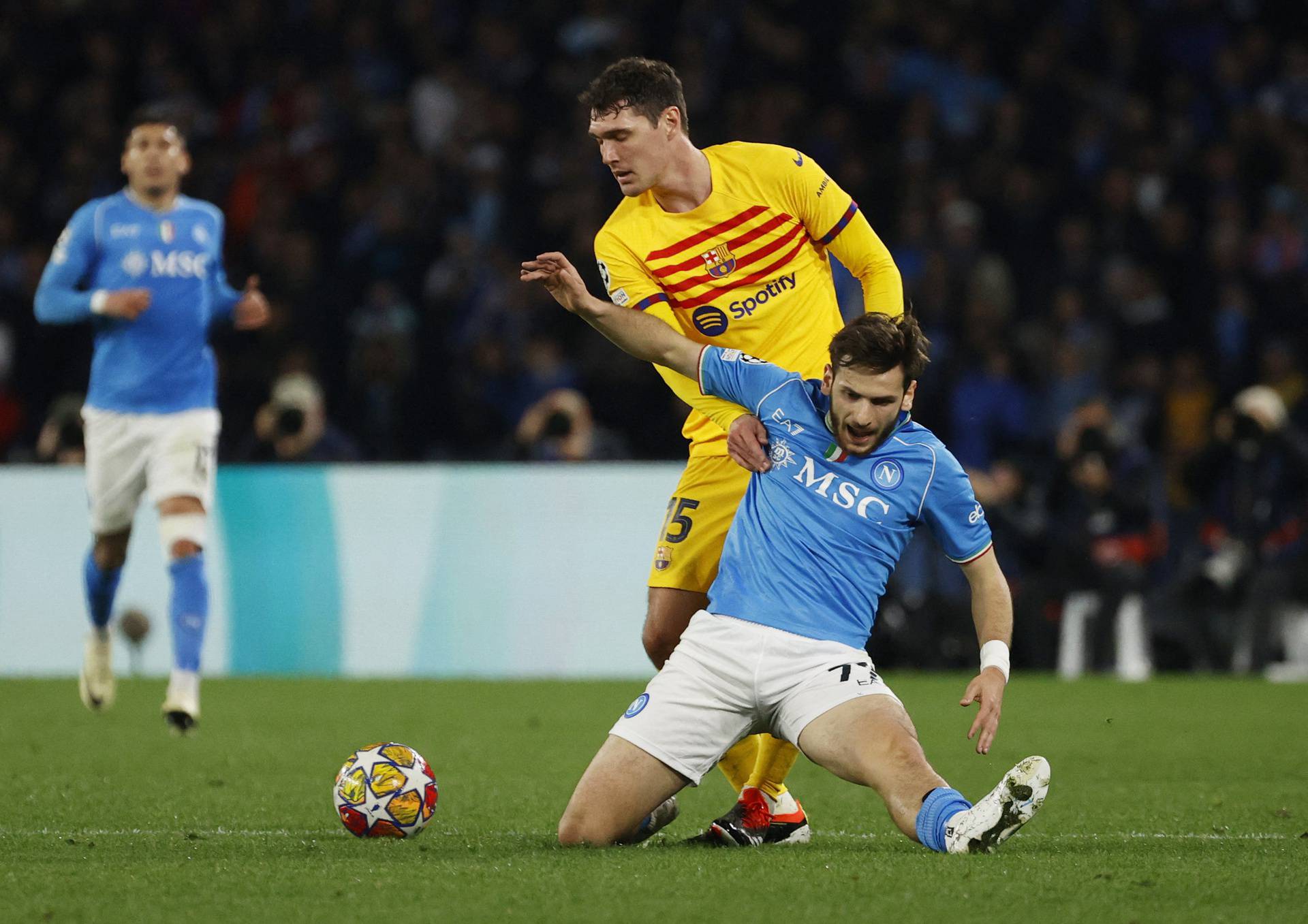 Champions League - Round of 16 - First Leg - Napoli v FC Barcelona