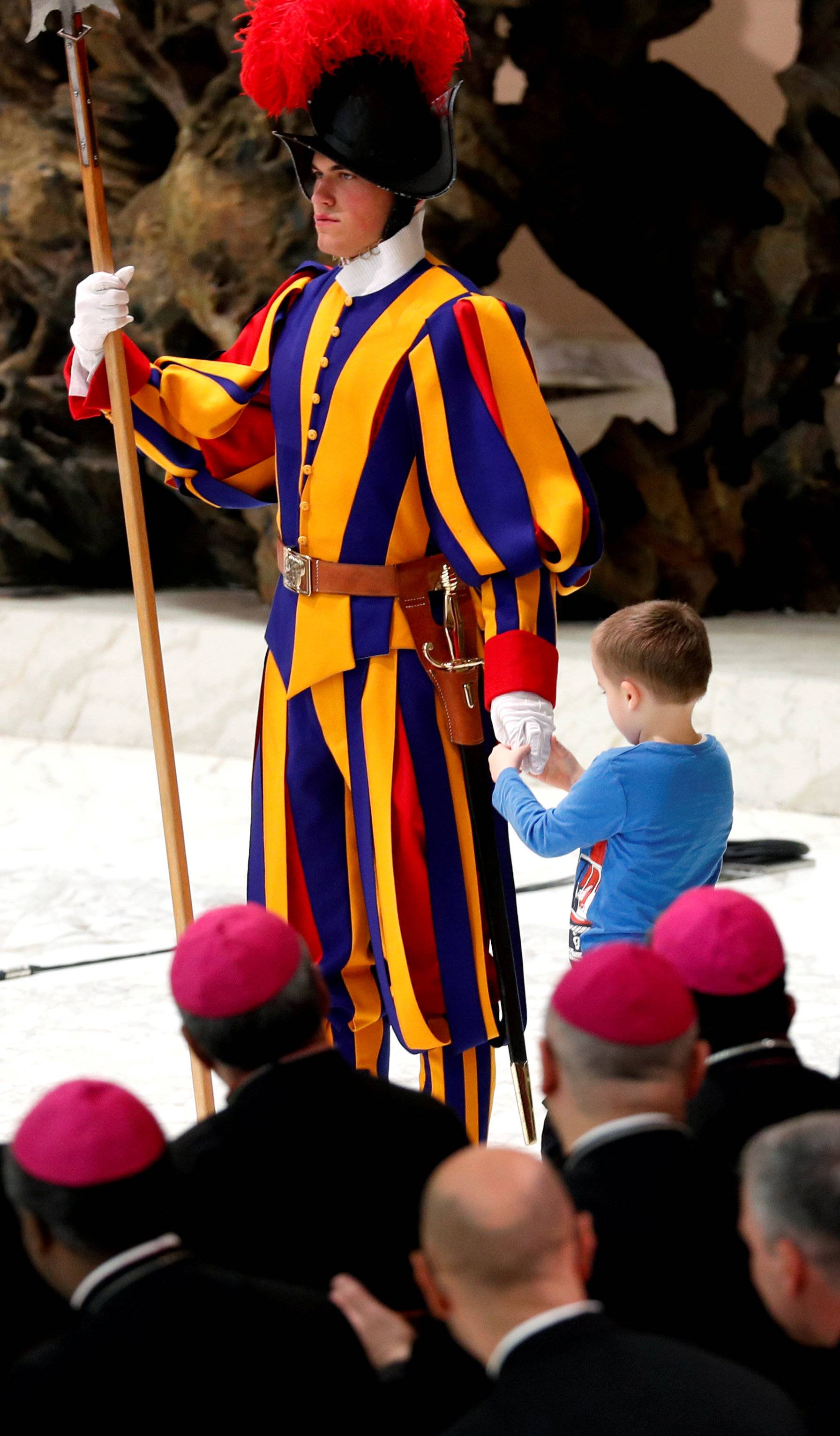 Pope Francis leads the weekly general audience at Paul VI hall at the Vatican