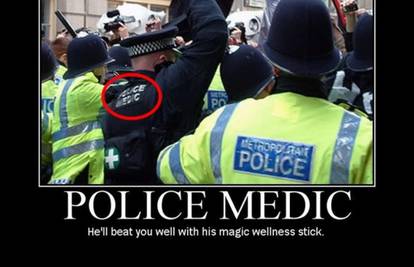 Policijski liječnik riješava sve vaše tegobe čarobnom palicom
