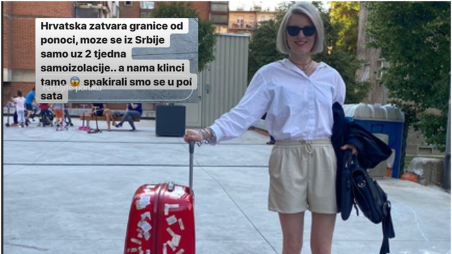 Panika zbog korone: Ida Prester je zbog djece 'pobjegla' iz Srbije