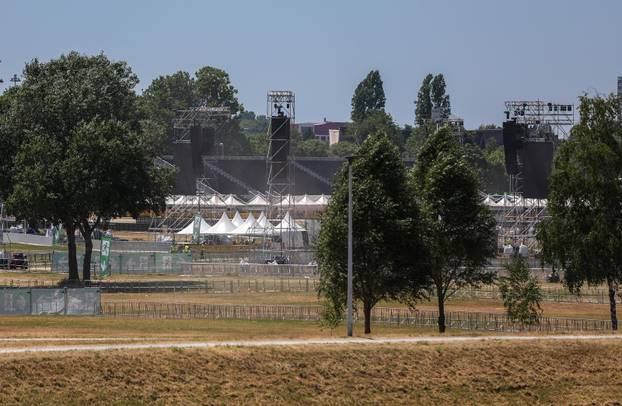 Zagreb: Radovi na hipodromu uoči koncerta Marka Perkovića Thompsona