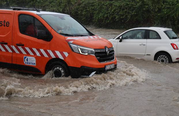 Split: Prometni kolaps zbog kiše