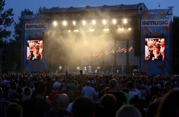 Zagreb: Koncert grupe The Hives na INmusic festivalu