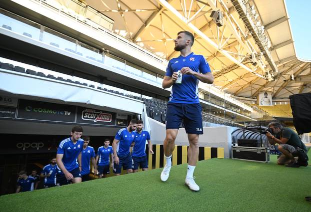 Atena: Nogometaši Dinama odradili su trening na OPAP Areni