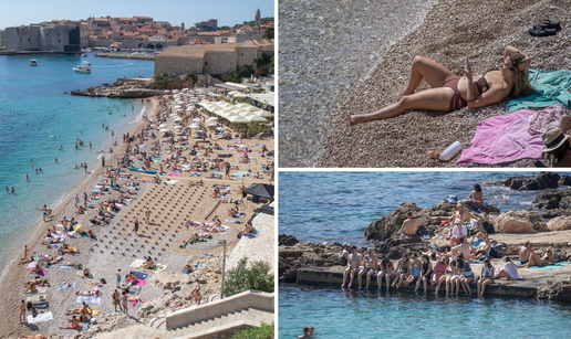 FOTO Stiže jesen, a na plaži u Dubrovniku se traži mjesto više!