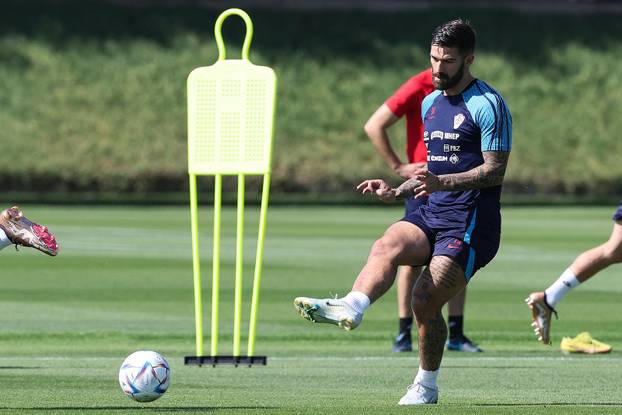 Doha: Trening hrvatske nogometne reprezentacije