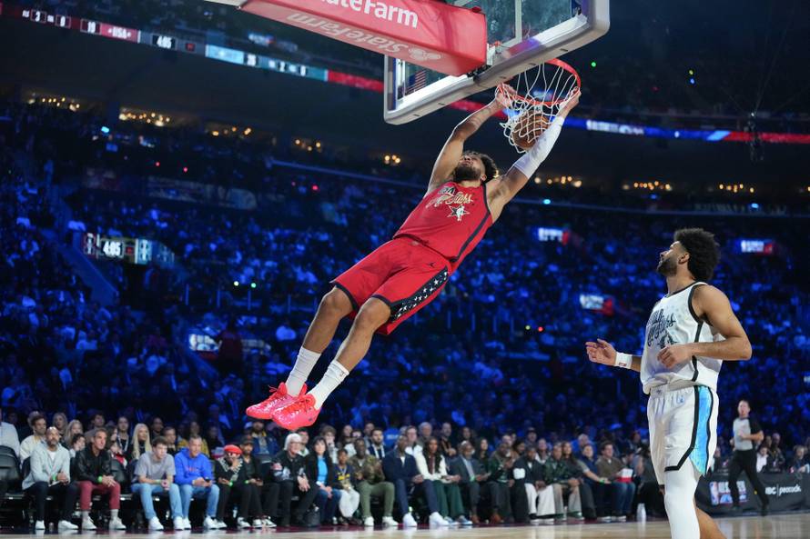 VIDEO Jokić ostao kratak u LA-u, suigrač promašio produžetak