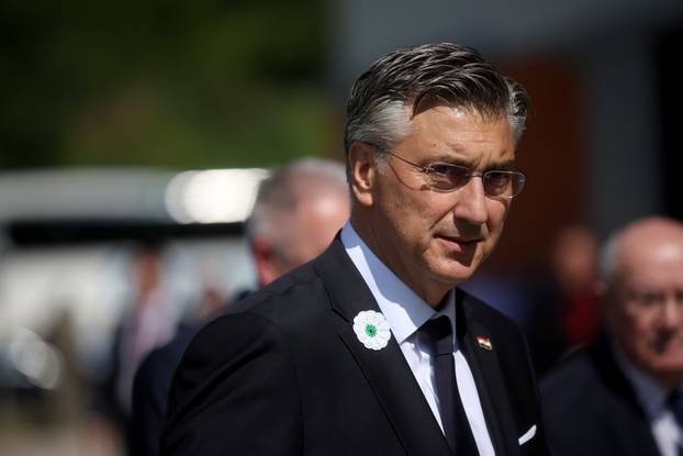 Andrej Plenković na obilježavanju 30. godišnjice genocida u Srebrenici