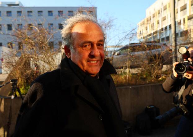 FILE PHOTO: Former soccer officials Sepp Blatter and Michel Platini appeal corruption charges in Swiss trial