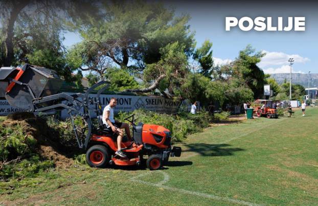 FOTO Transformacija Poljuda: Oluja uništila pomoćne terene, zaposlenici i vatrogasci uskočili