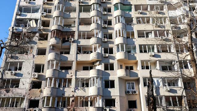 Aftermath of a Russian missile attack in Odesa