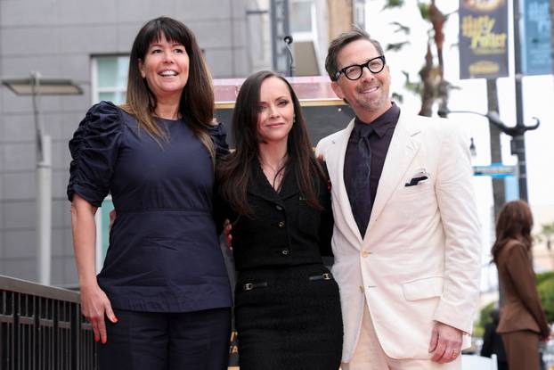 Christina Ricci unveils her star on the Hollywood Walk of Fame in Los Angeles
