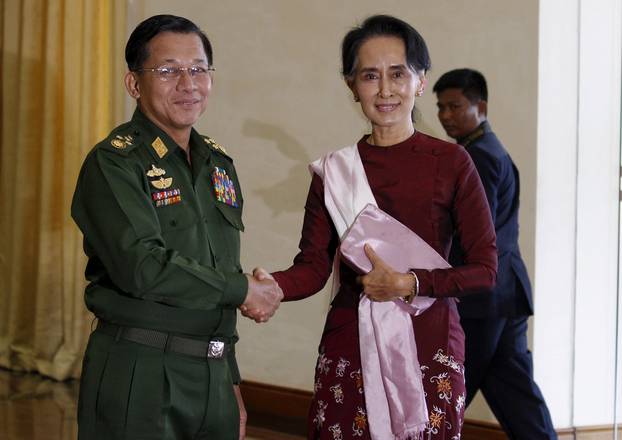 FILE PHOTO: Senior General Min Aung Hlaing, Myanmar