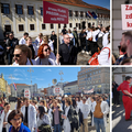 UŽIVO Veliki prosvjed liječnika u Zagrebu: Premijeru Plenkoviću, spasite hrvatsko zdravstvo!