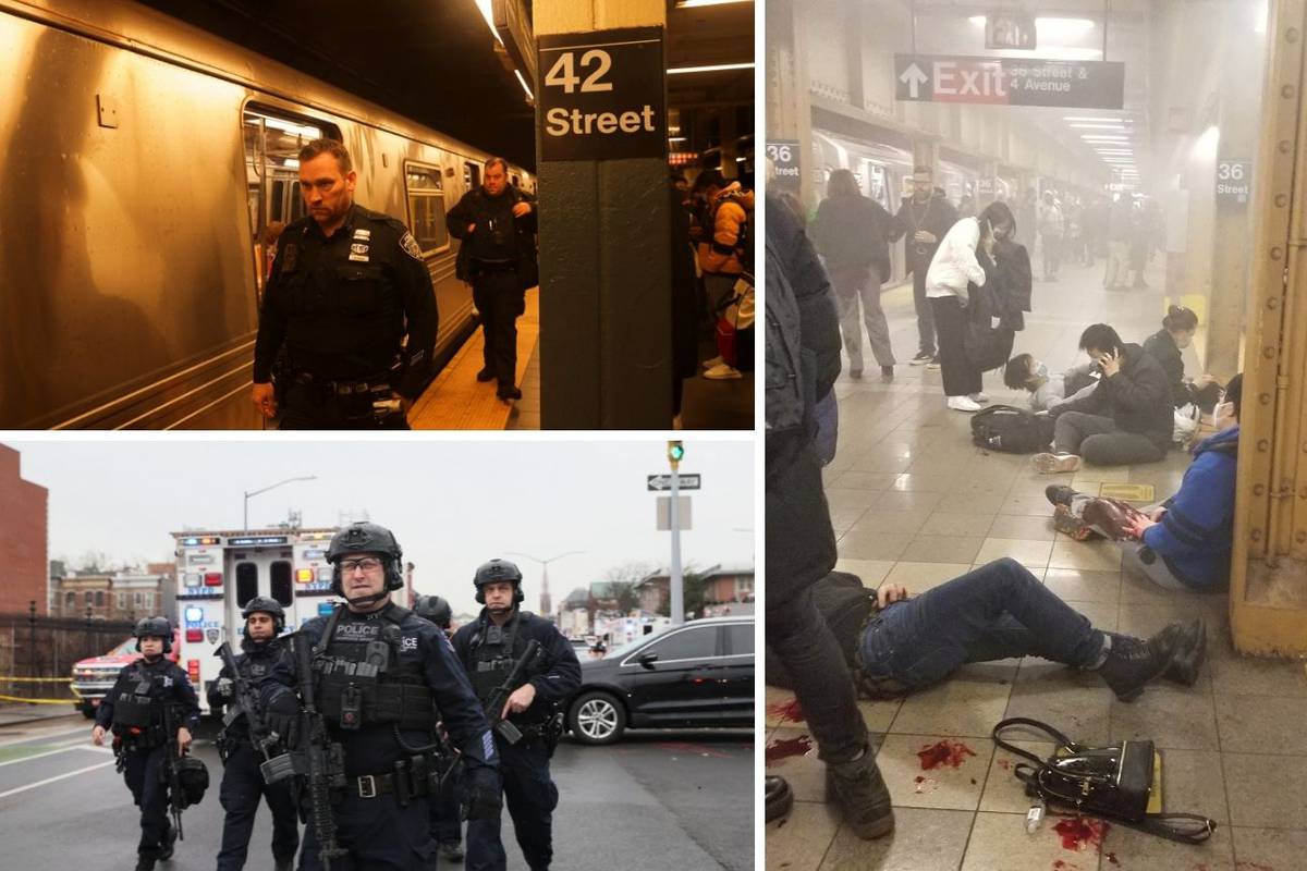 UŽIVO Horor u New Yorku: 16 ljudi u bolnici nakon pucnjave u podzemnoj, napadač je u bijegu