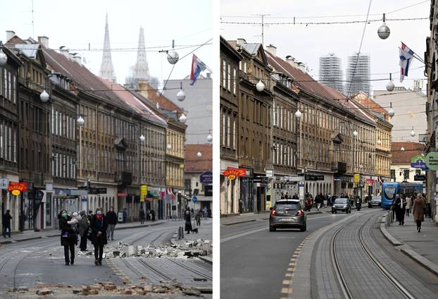 Godišnjica potresa: Kako je Zagreb izgledalo prije ?etiri godine, a kako danas...