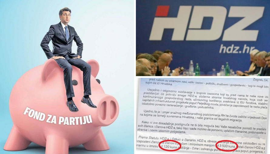 Zbog izbora 'stisnuli' članove: Uskoro stižu uplatnice HDZ-a