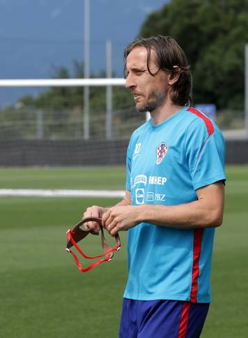 Rijeka: Trening Hrvatske nogometne reprezentacije