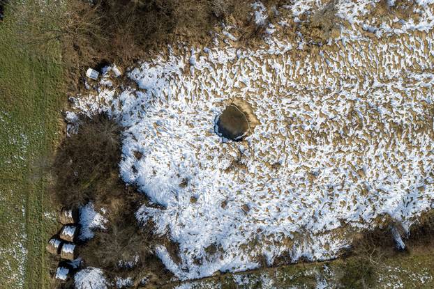 U selu Mečenčani stvaraju se goleme rupe u tlu