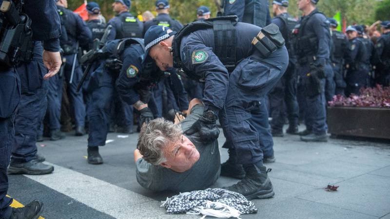 FOTO Kaos na ulicama Sydneya: Tisuće prosvjeduju zbog dolaska izraelskog predsjednika