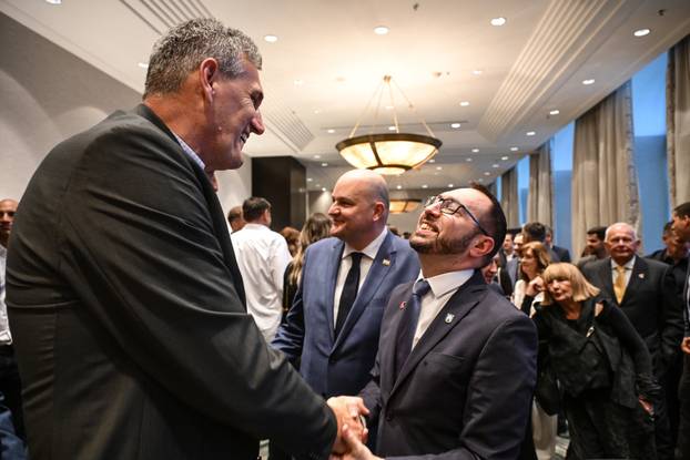 Zagreb: Proslava 80. rođendana Košarkaškog kluba Cibona u hotelu Esplanade