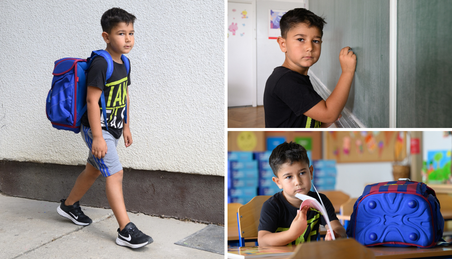 Pobijedio rak i postao prvašić: 'Molila sam se za ovaj trenutak, samo da ozdravi i krene u školu'