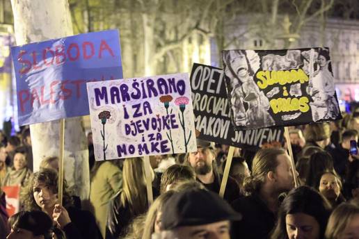 VELIKA GALERIJA Ovo su najbolji kadrovi s No&cacute;nog mar&scaron;a  u ZG-u: 'Stereotipe spalite na loma&ccaron;i!'