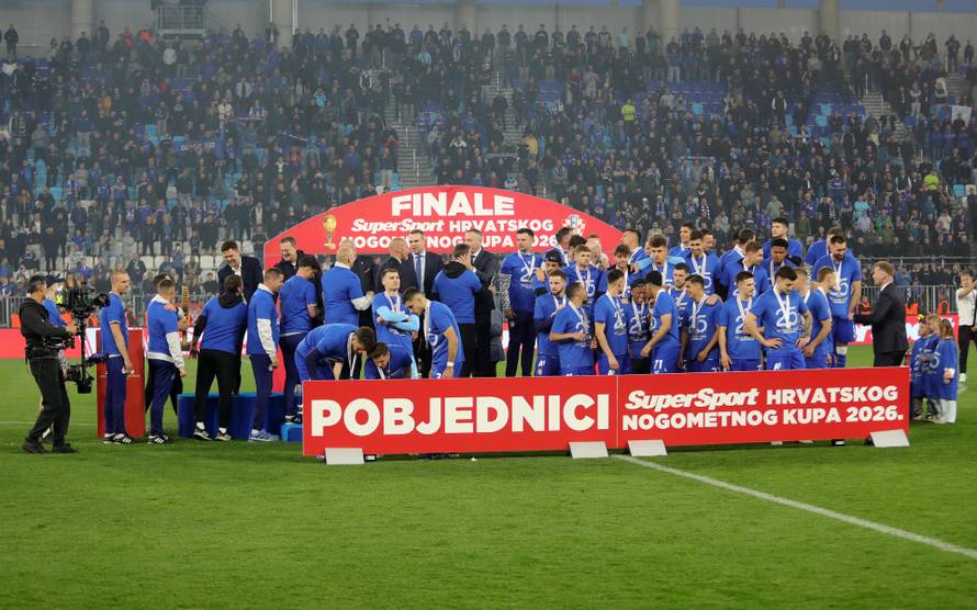 Nogometaši Dinama pobjednici su SuperSport Hrvatskog nogometnog kupa