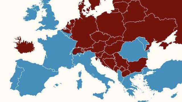 Karta podijelila Europu, Hrvati reagirali: 'Trebalo je drugačije!'