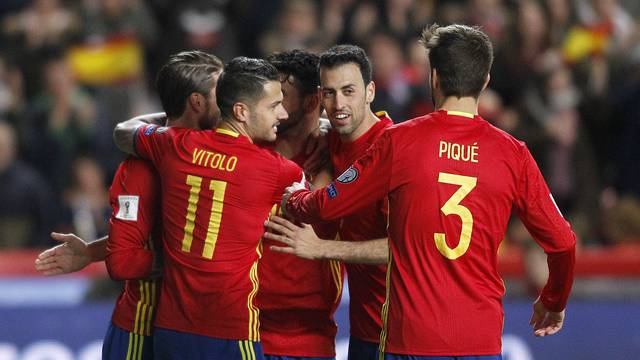 SPAIN v ISRAEL. FIFA WORLD CUP QUALIFYING ROUND.