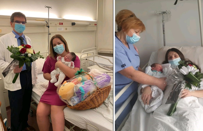 Prva beba u novoj godini je curica, rodila se u splitskoj bolnici minutu nakon ponoći