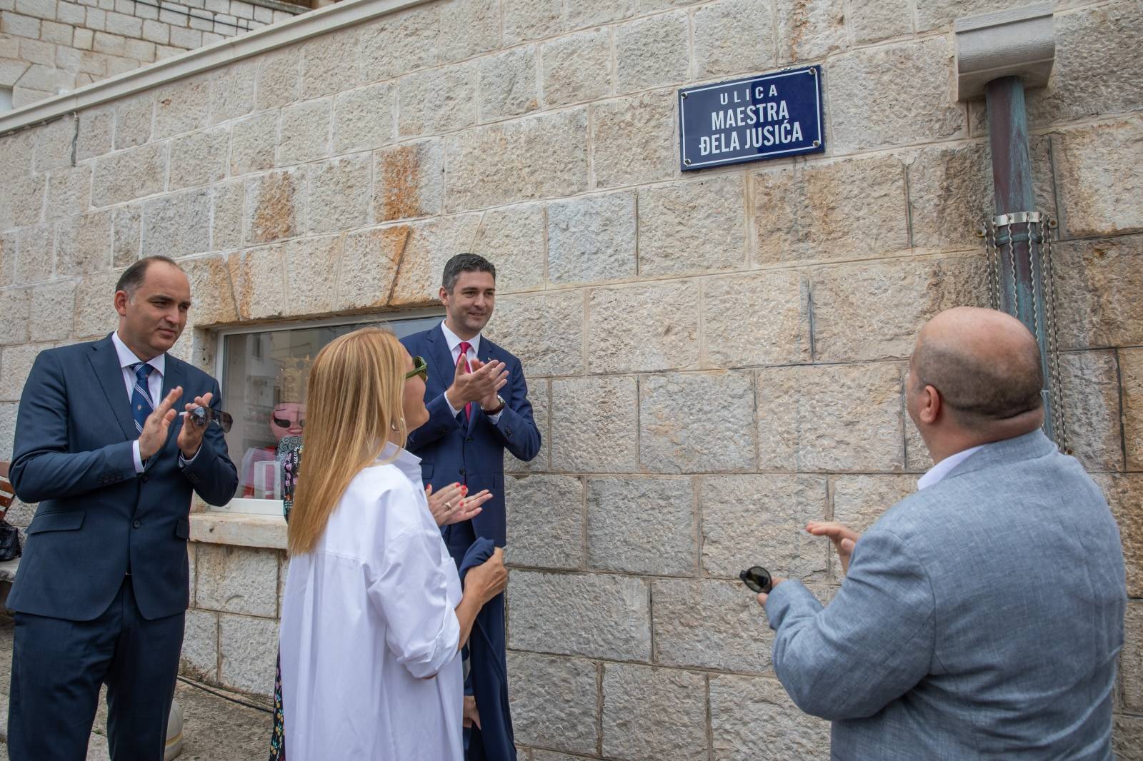 U Dubrovniku otkrivena ploÄa s nazivom ulice maestra Äela JusiÄa