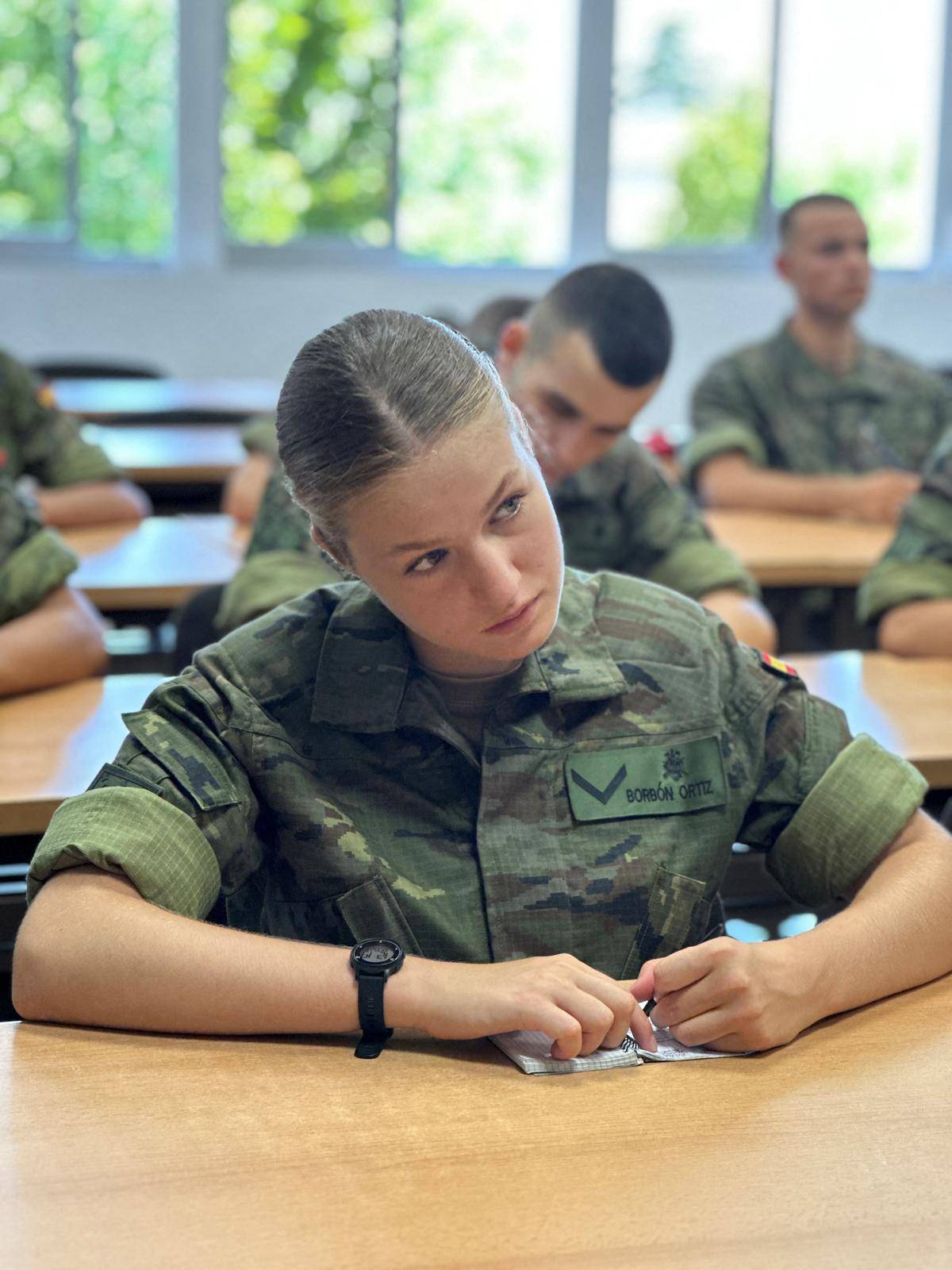 Spain's Princess Leonor begins military training in Zaragoza