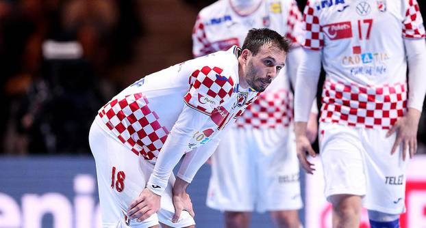 Stockholm: Tuga rukometaša Hrvatske nakon izgubljene utakmice u finalu rukometnog EP