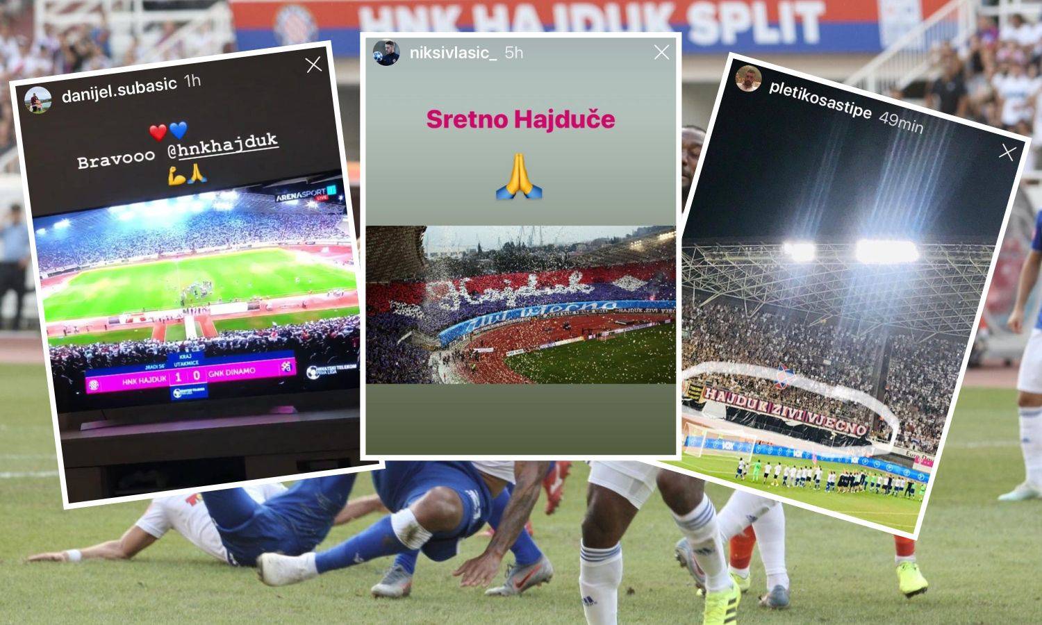 Slijevaju se čestitke: Hajduk su bodrili i Stipe, Suba, Vlašić...