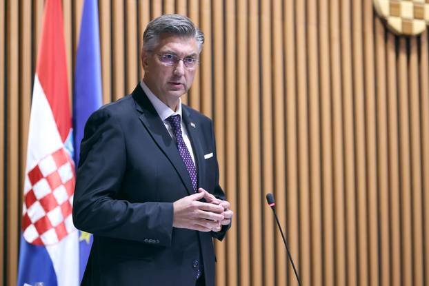 Zagreb: Počela 7. sjednica Hrvatskoga sabora