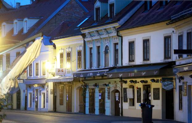 Zagreb: Sablasno prazna Tkalčićeva ulica