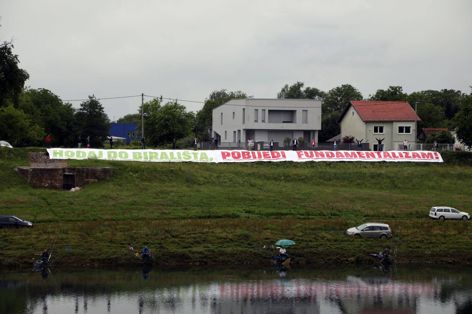 Sisak: Protuprosvjed Hod za slobodu