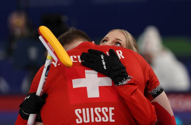 Curling - Mixed Doubles Round Robin Session 13 - Switzerland vs Canada