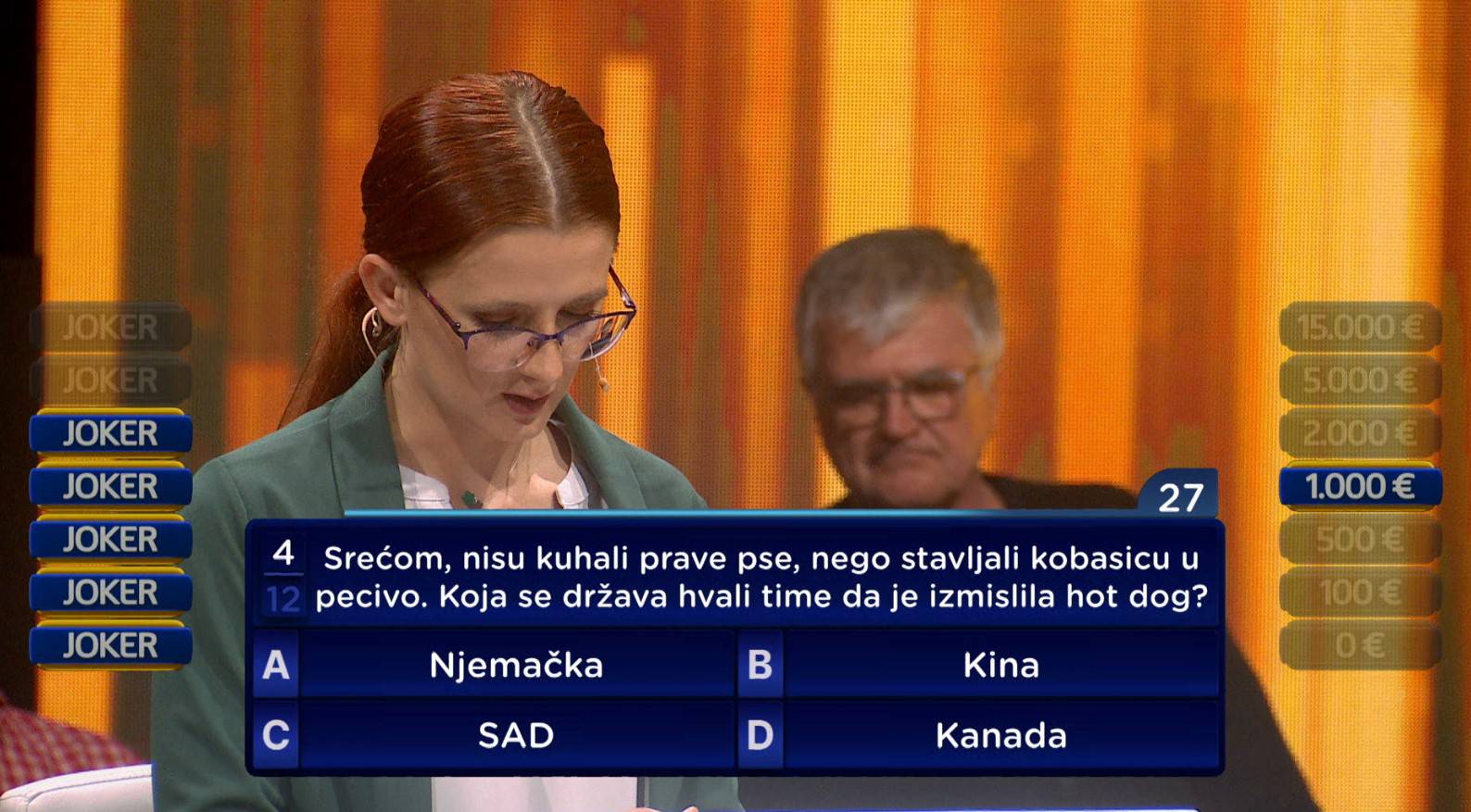 Sara osvojila 100 eura u Jokeru, spasilo ju pitanje o životinjama